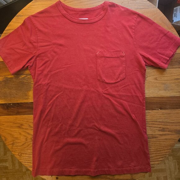 Freenote Coth Pocket T-Shirt / Small / 9oz / Red - Picture 1 of 2